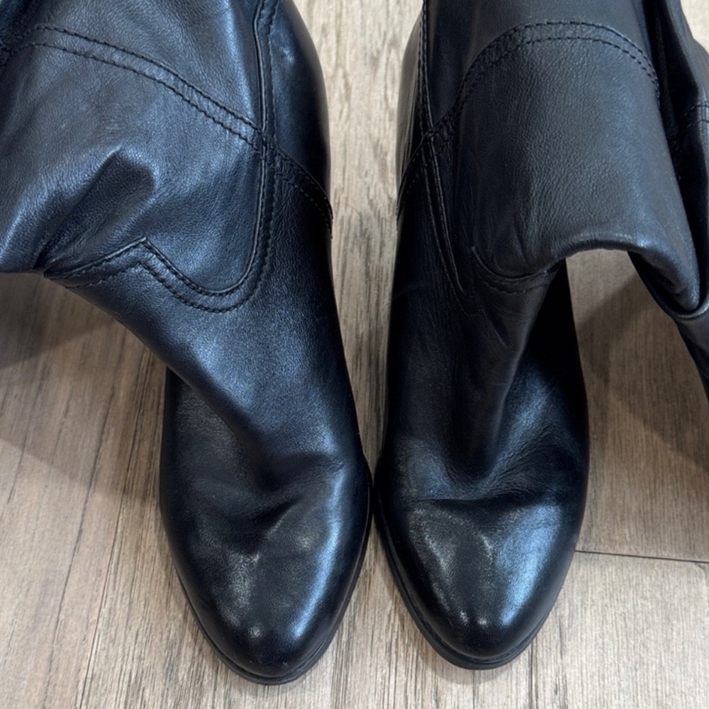 Michael Kors Black Over the Knee Boots Size 6.5 - Picture 3 of 10